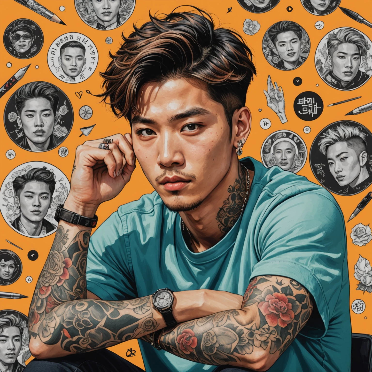 Тату Чонгука: особенности, виды и применение